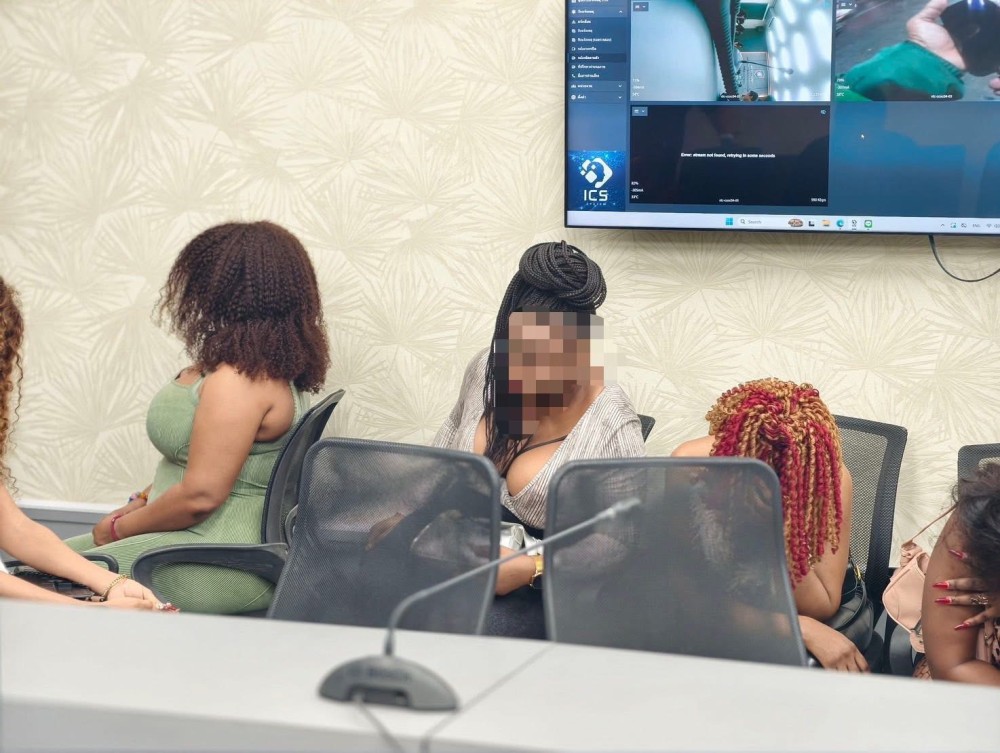 จับกุมคนต่างด้าว จำนวน 19 ราย (สัญชาติอูกันดา 18 ราย และสัญชาติมาลากาซี 1 ราย)