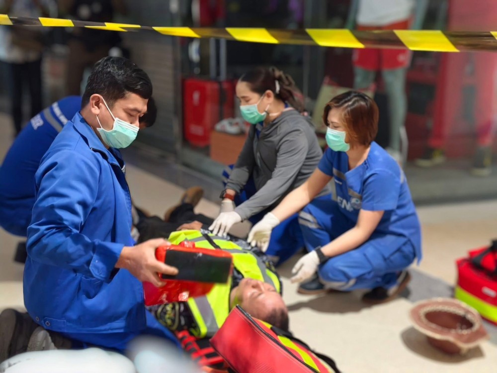 เข้าร่วมการบูรณาการซ้อมแผนเผชิญเหตุ แผนกราดยิง(Active Shooter) ชิงทรัพย์ร้านทอง-ระเบิด